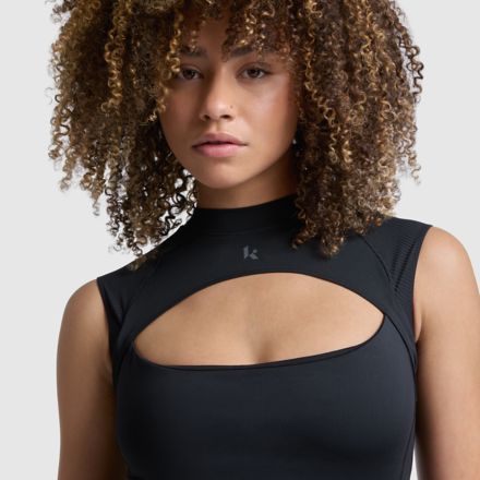 Klutch Athletics Bra Tank, CAVIAR, WT6152OVBK