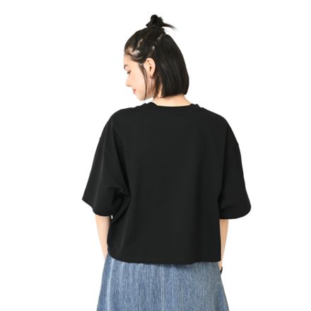 エンブロイダリードNBショートスリーブ, BLACK with Black, WT6154X5BK