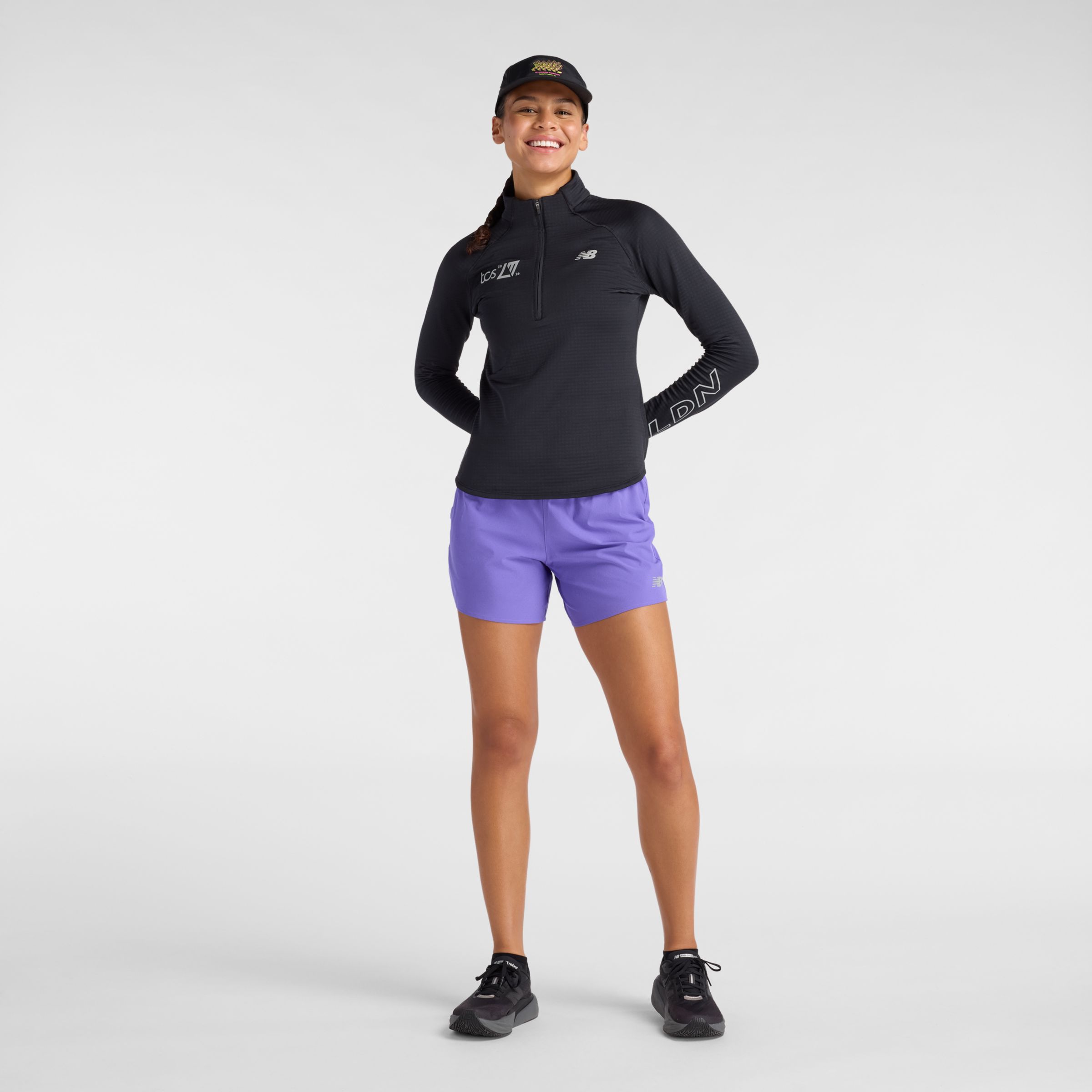 London Edition Athletics Heat Grid Half Zip LDN