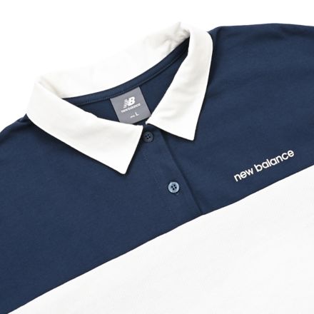 カラーブロッキングポロシャツ