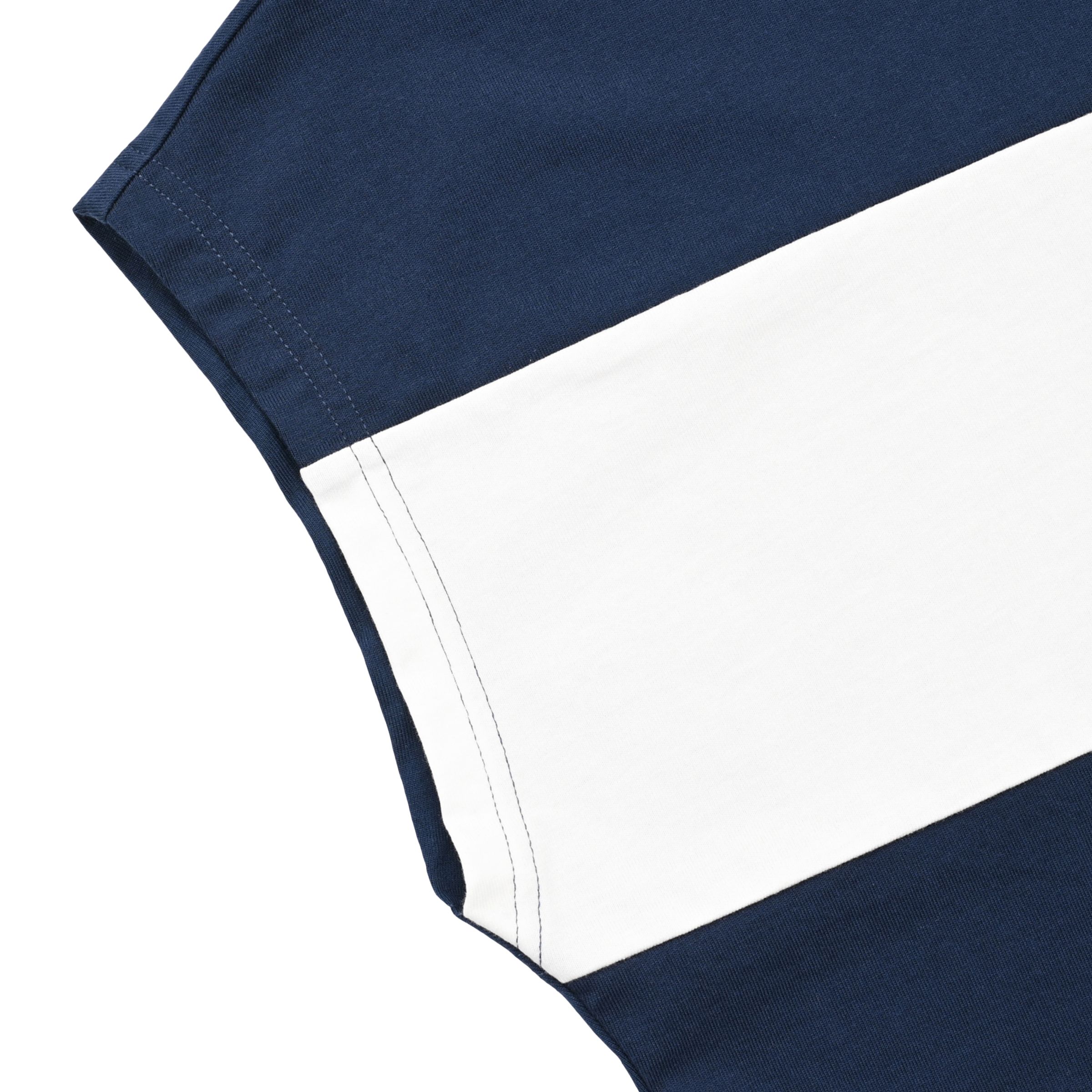 カラーブロッキングポロシャツ