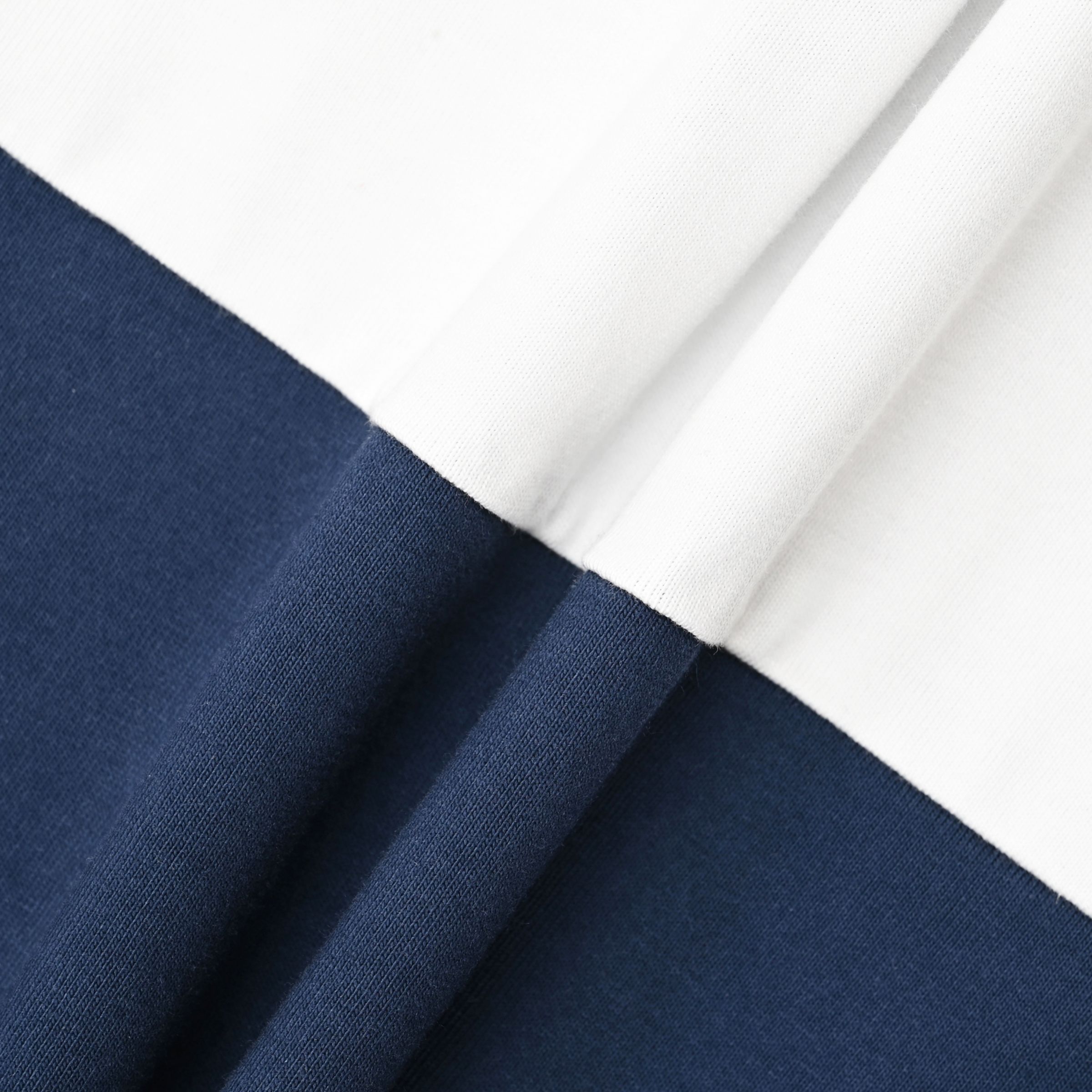 カラーブロッキングポロシャツ