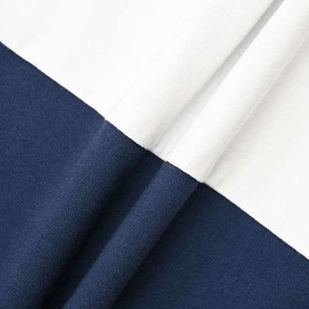 カラーブロッキングポロシャツ