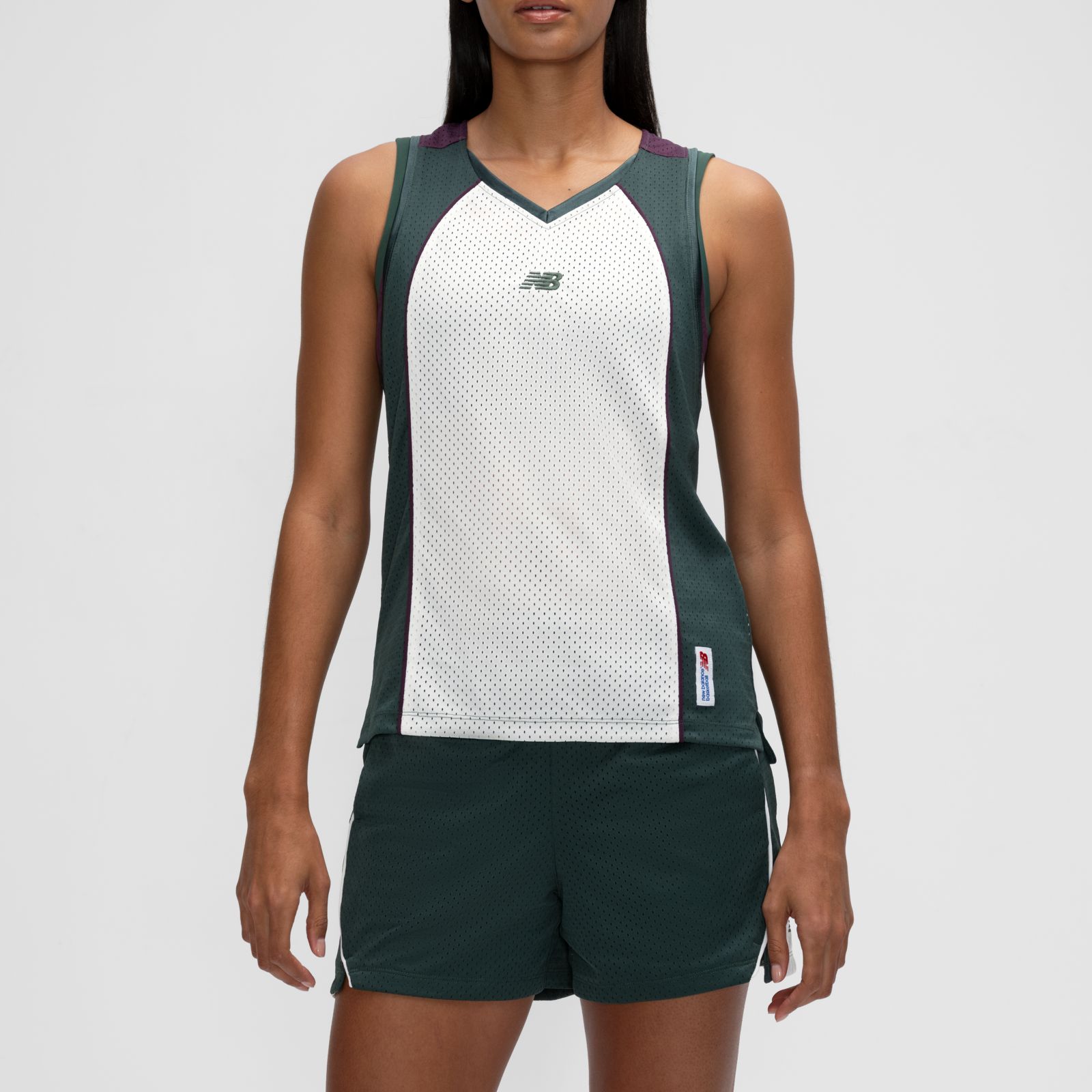 Женские футболки New Balance Basketball Performance Mesh Jersey — фото 2