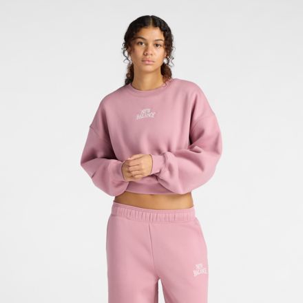 Trackside Fleece Crew, Ash Heather, WT61935IRSE