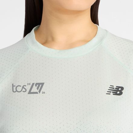 London Edition Visually Technical RC Essential Run T-Shirt, COSMIC JADE, WT6198GDCOJ