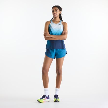 Race Day Ultra Light Printed Singlet, ELECTRIC PURPLE, WT61B671ATD