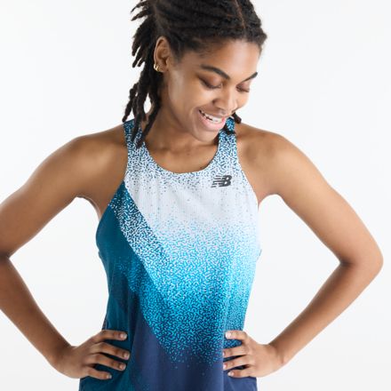 Race Day Ultra Light Printed Singlet