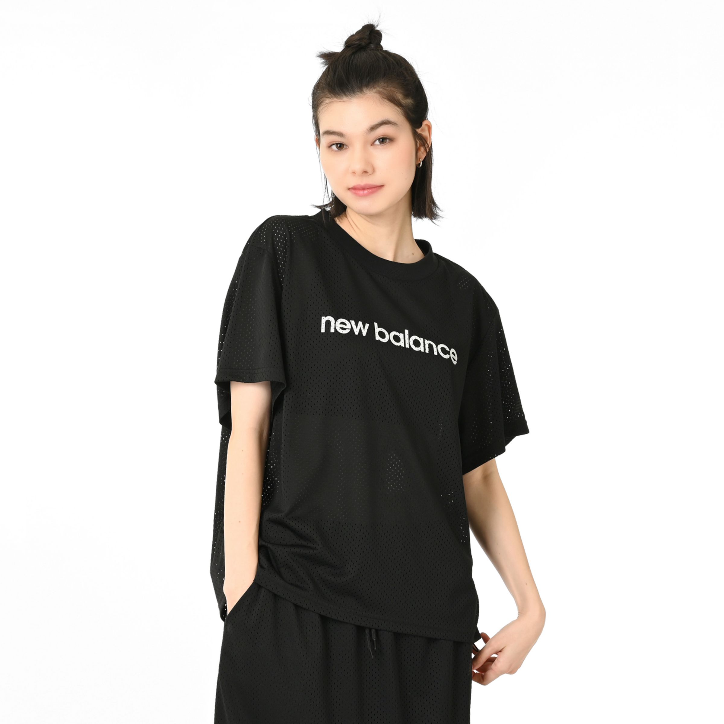 ロゴメッシュショートスリーブ