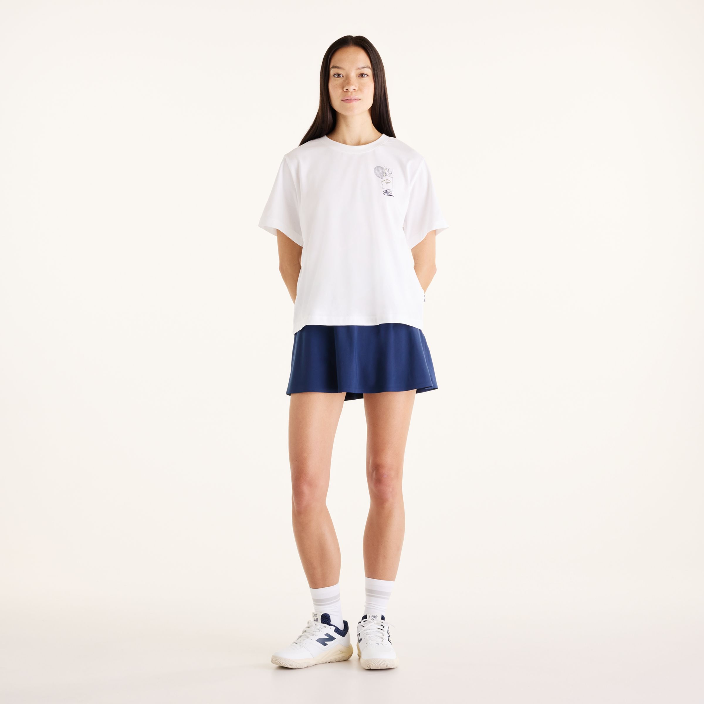 テニスグラフィックTシャツ