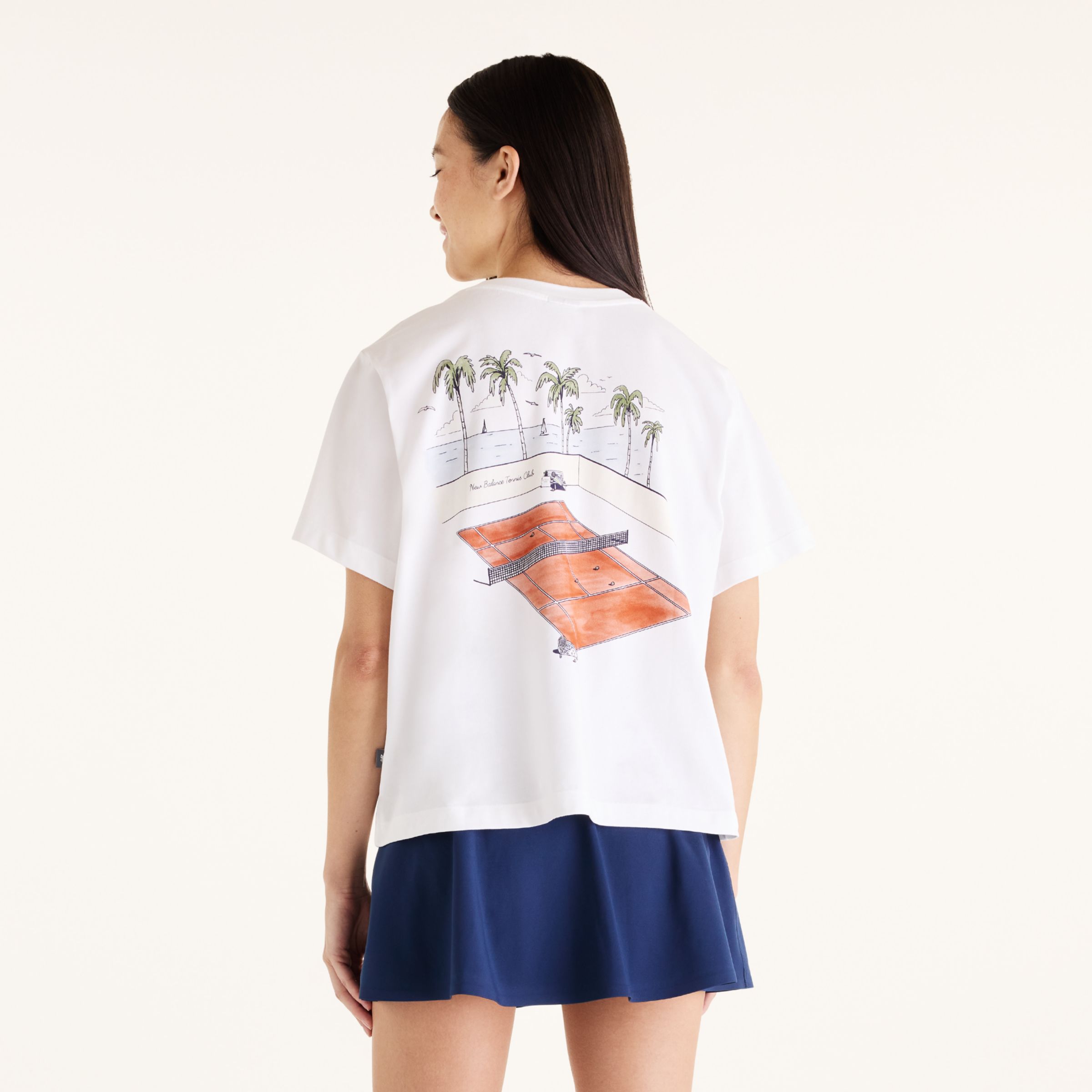 テニスグラフィックTシャツ