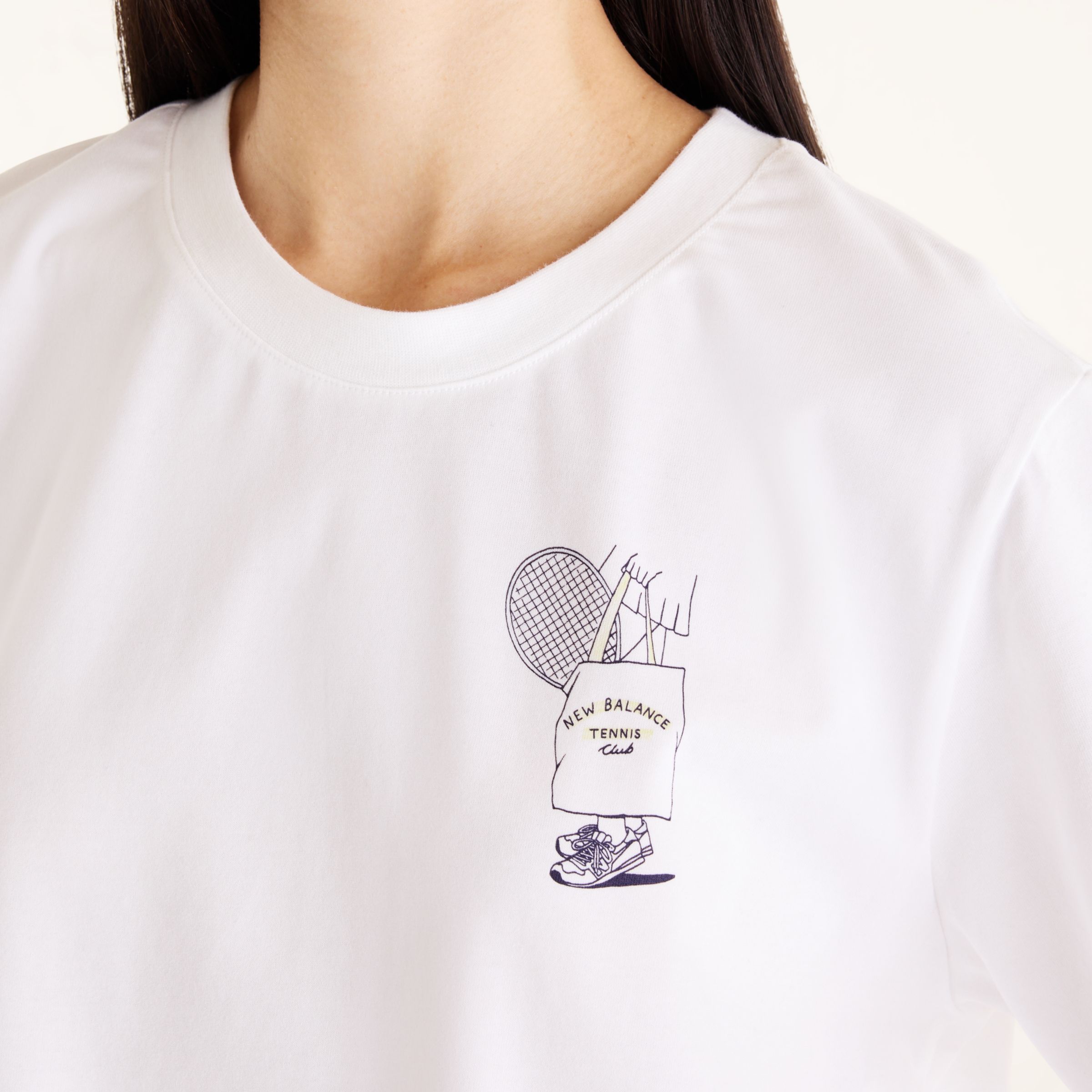 テニスグラフィックTシャツ