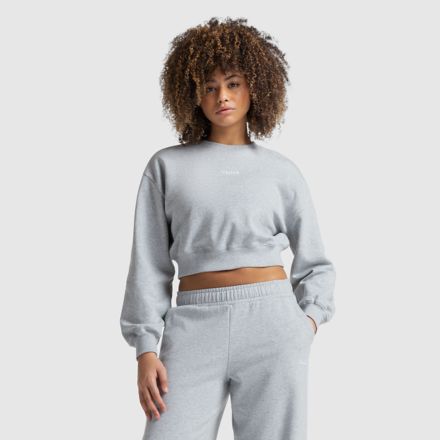 Klutch X NB Cotton Fleece Crewneck, Gris atl&eacute;tico jaspedado with GRIS, WT61F6ZVAGT