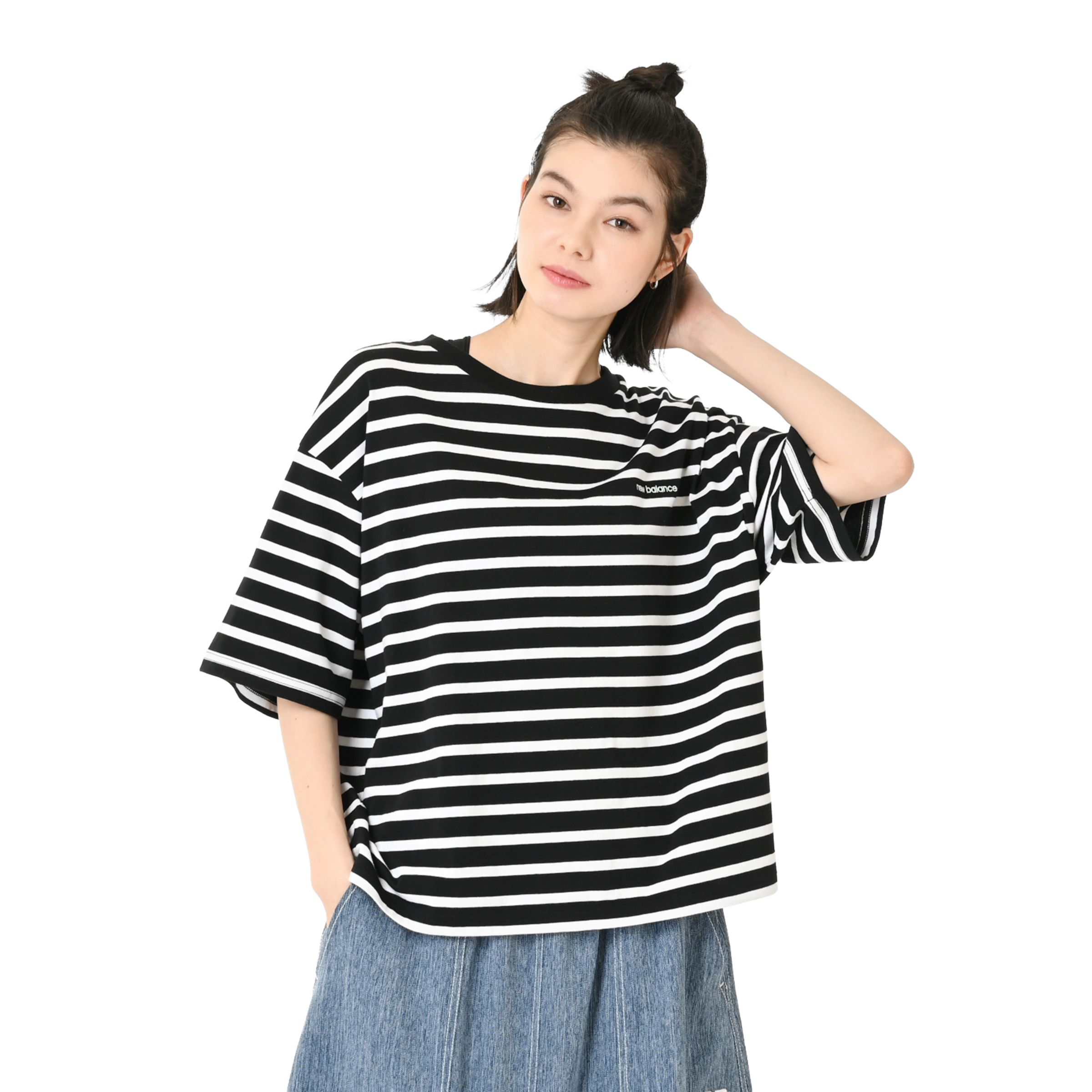 シューパッチストレイプドショートスリーブ