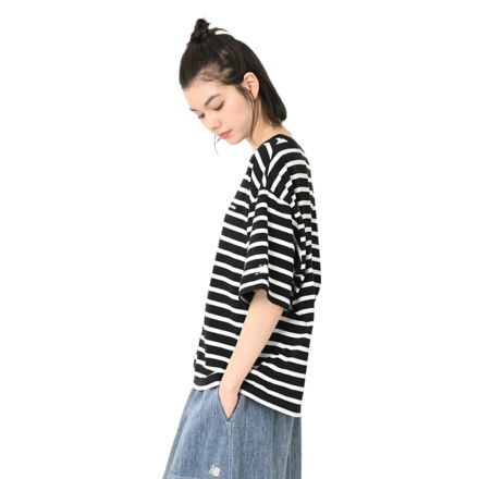 シューパッチストレイプドショートスリーブ