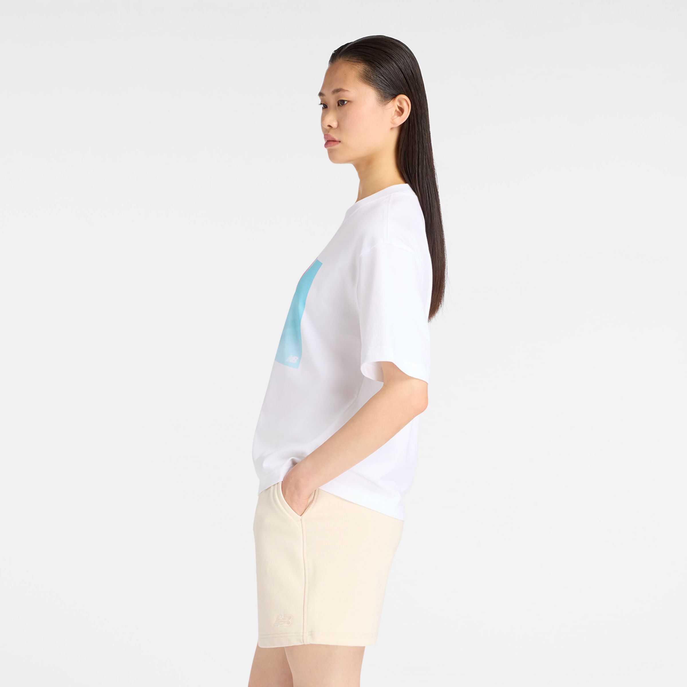 NB GREY Photo T-shirt Red