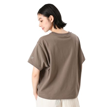 シューパッチショートスリーブ, THUNDER BROWN with Brown, WT61J3WXABQ