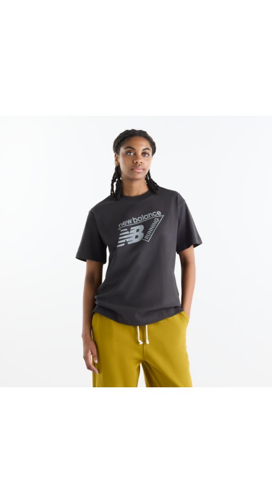 New Balance Classic Tri-Logo T-Shirt in Big Teal