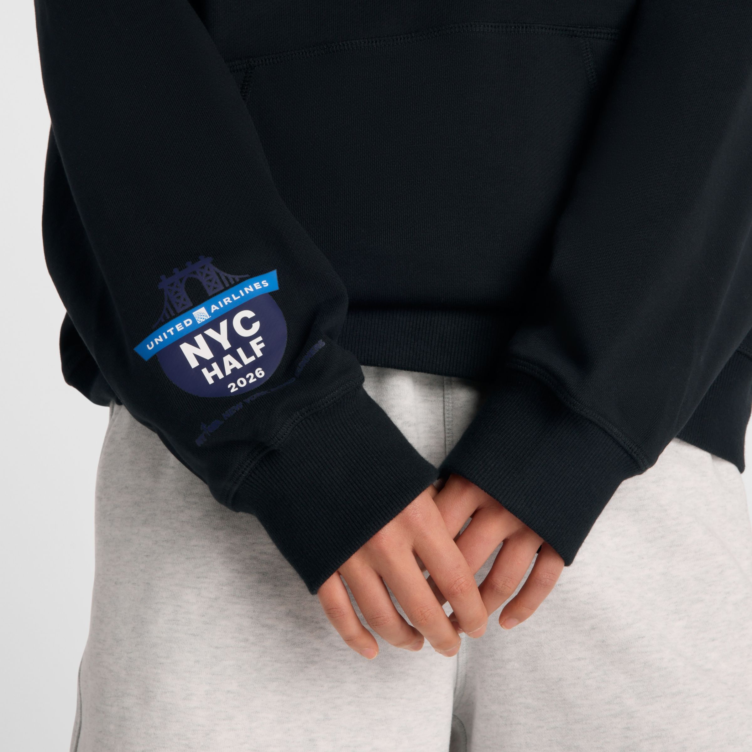United Airlines NYC Half Graphic Athletics Hoodie