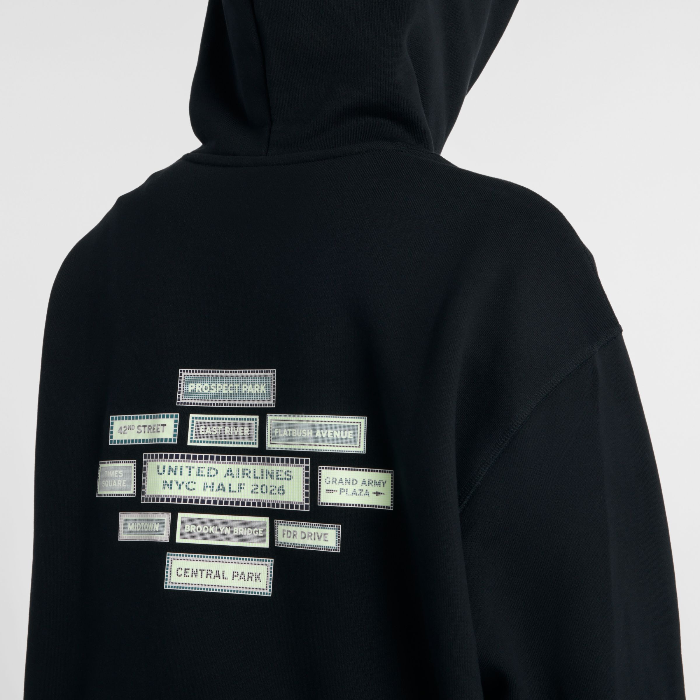 United Airlines NYC Half Graphic Athletics Hoodie