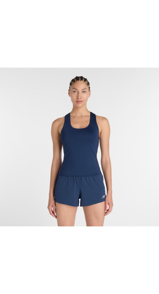 New Balance Tournament Tank in NB Navy With White