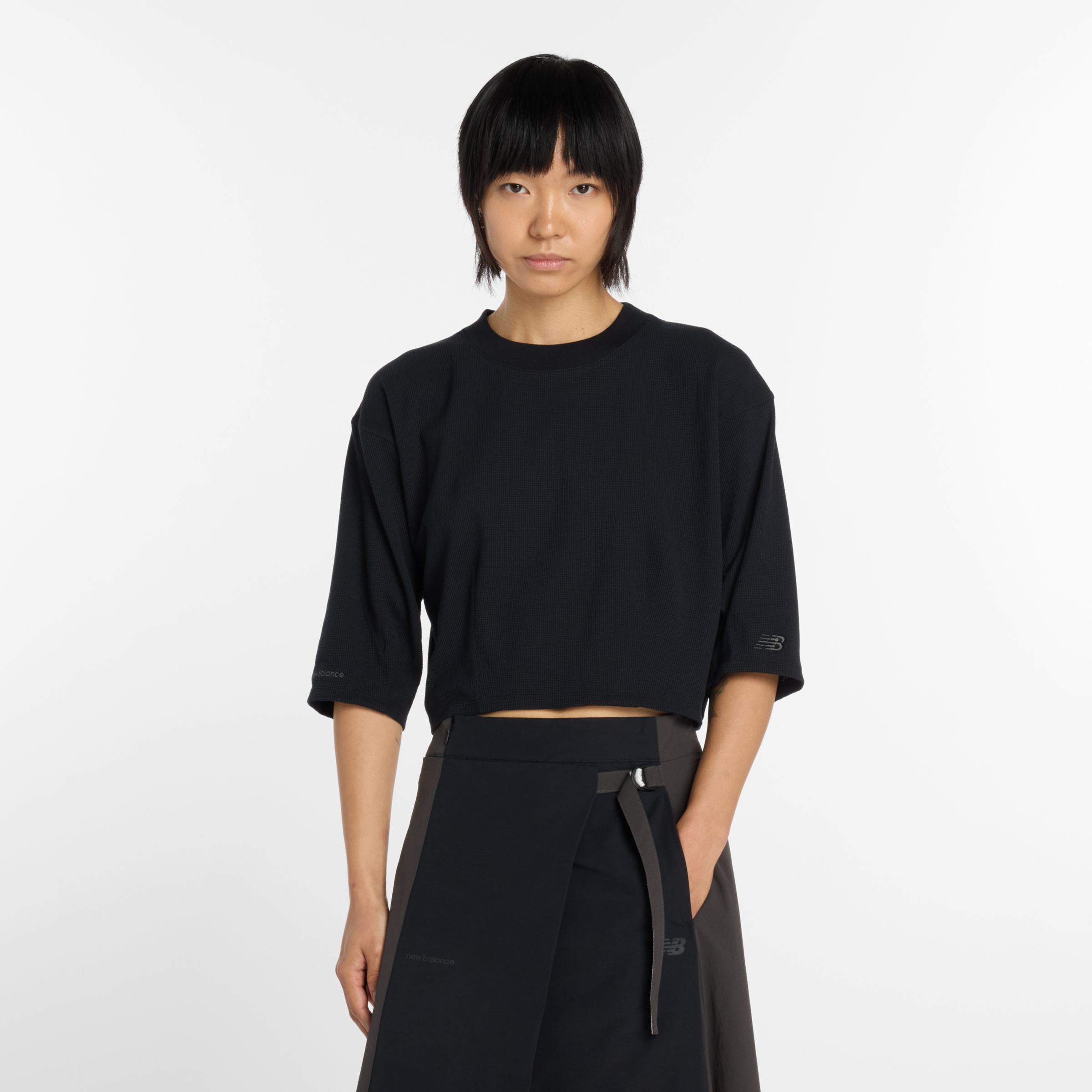 NB GREY 3D Short Sleeve Top