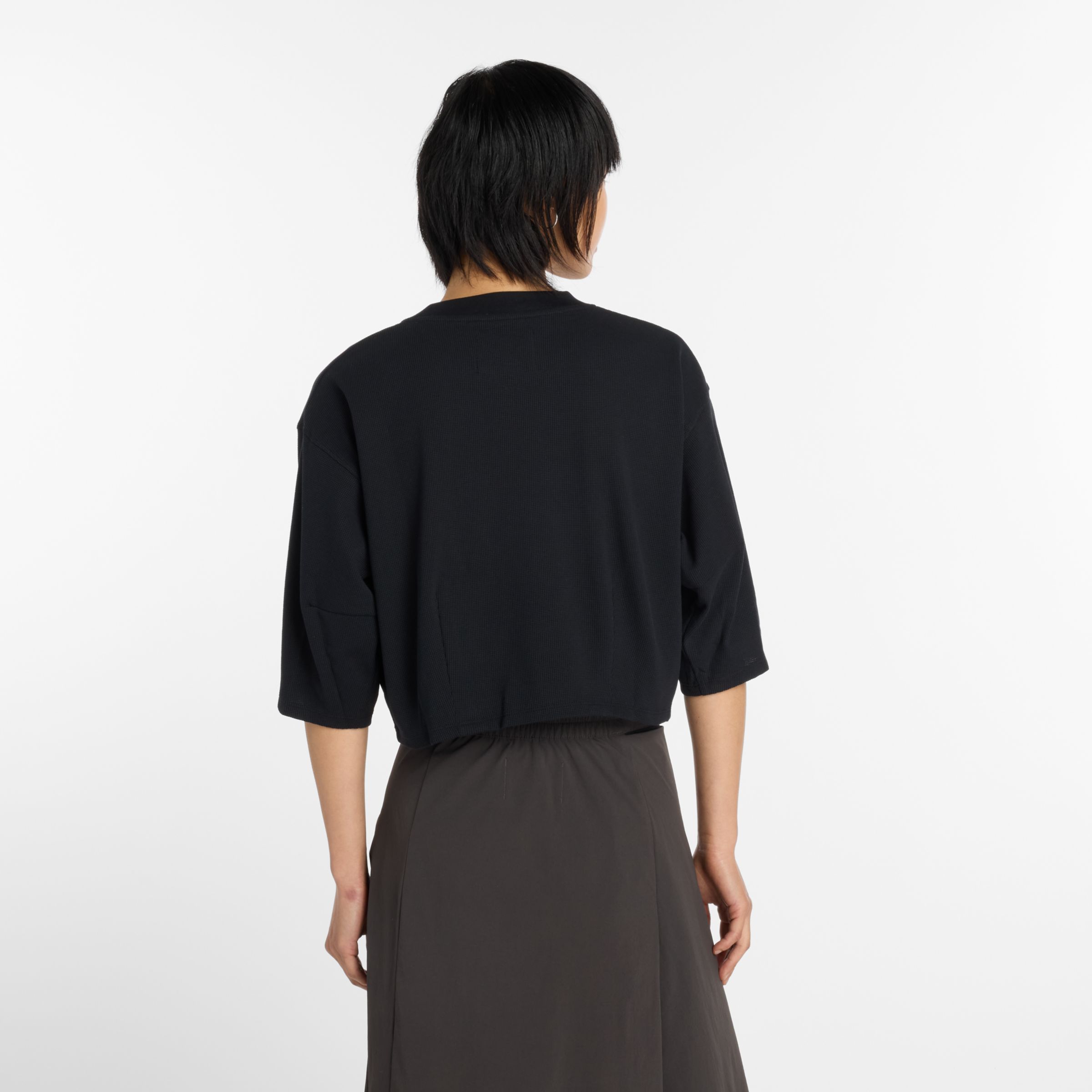 NB GREY 3D Short Sleeve Top