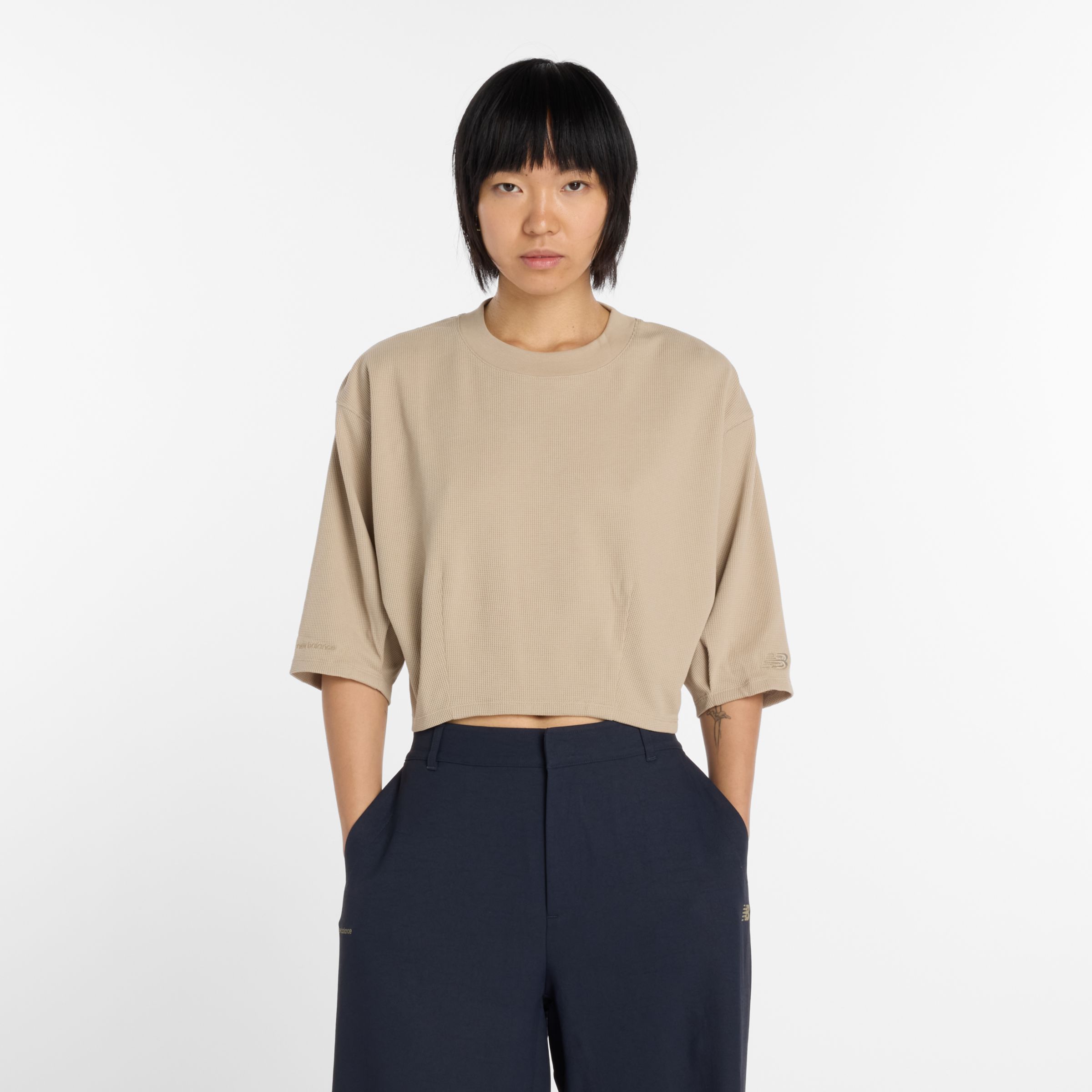 NB GREY 3D半袖トップ