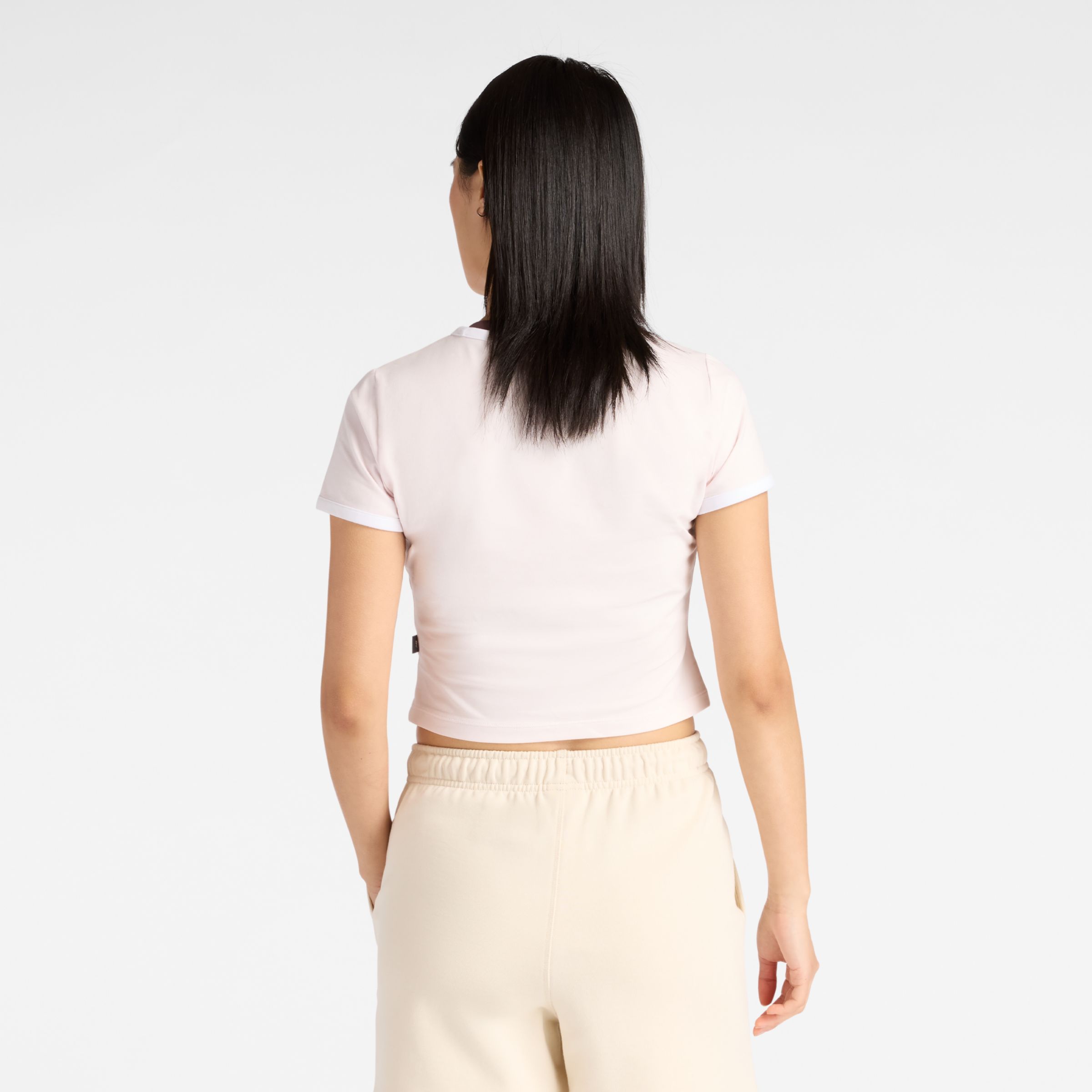 Linear Rose Baby Doll T-Shirt