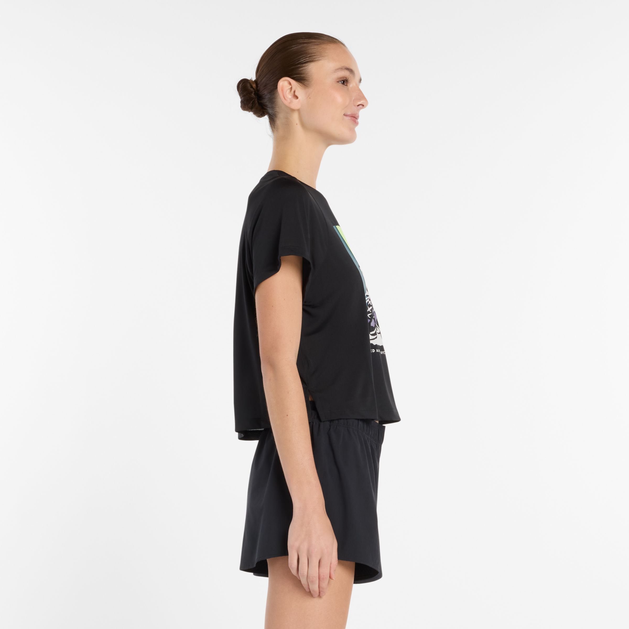 United Airlines NYC Half Women's Drapey Jersey T-Shirt