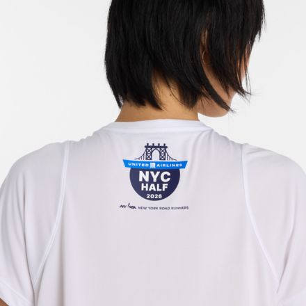 United Airlines NYC Half Women's Drapey Jersey T-Shirt