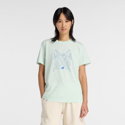 Butterfly Oversized T-Shirt, COSMIC JADE, WT61M6WOCOJ