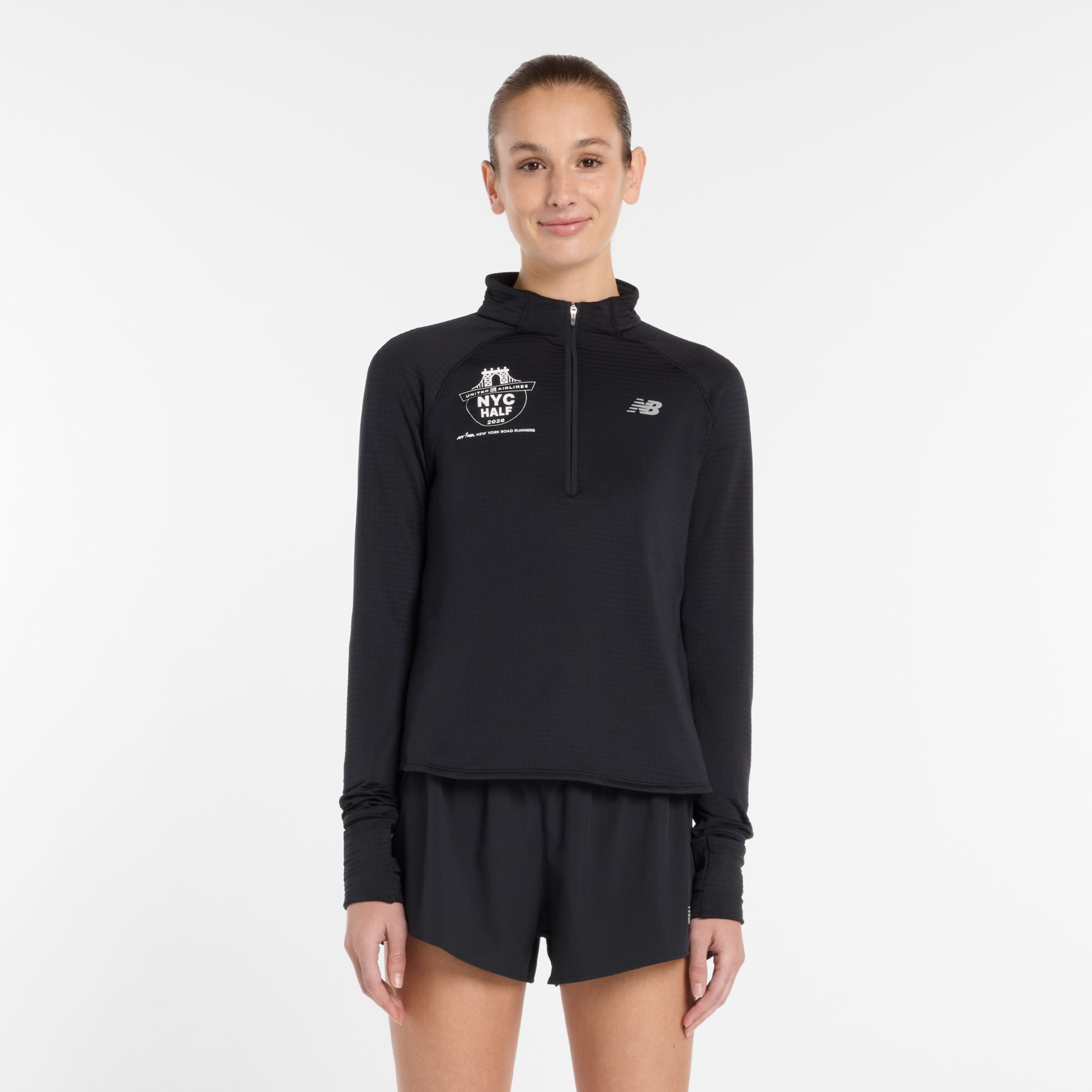 UA NYC Half Women's RC Essential Heat Grid 1/2 Zip