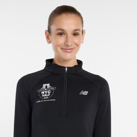 UA NYC Half Women's RC Essential Heat Grid 1/2 Zip