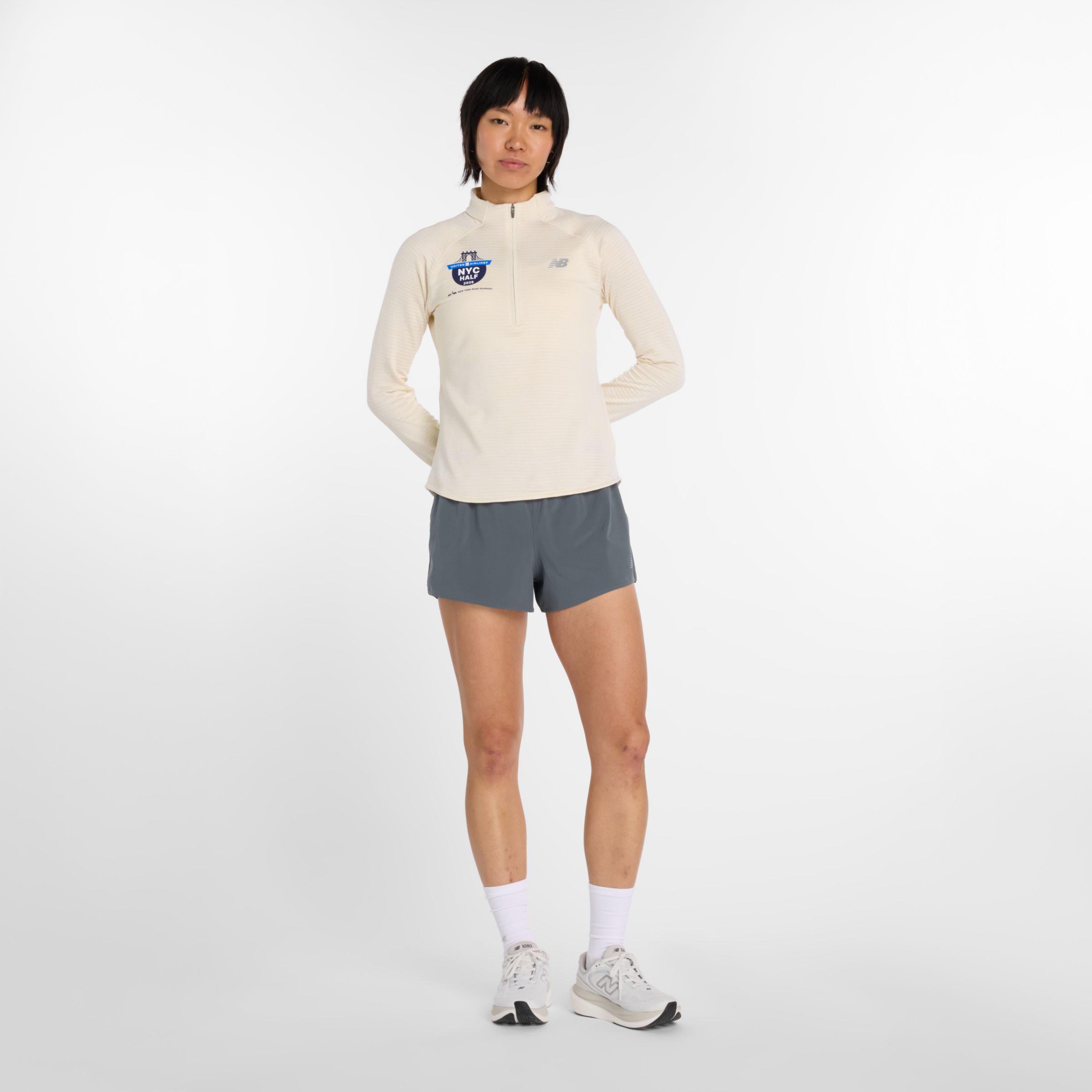 United Airlines NYC Half RC Essential Heat Grid 1/2 Zip