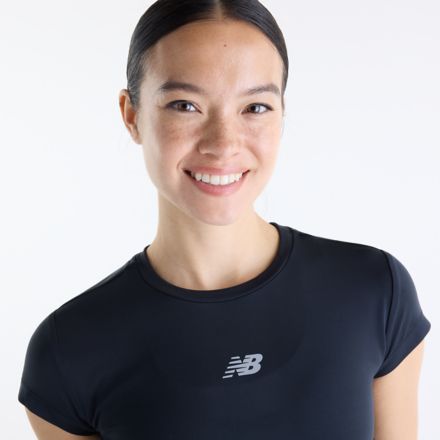 NB Harmony 合身 T 恤, 黑, WT61O2GJBK