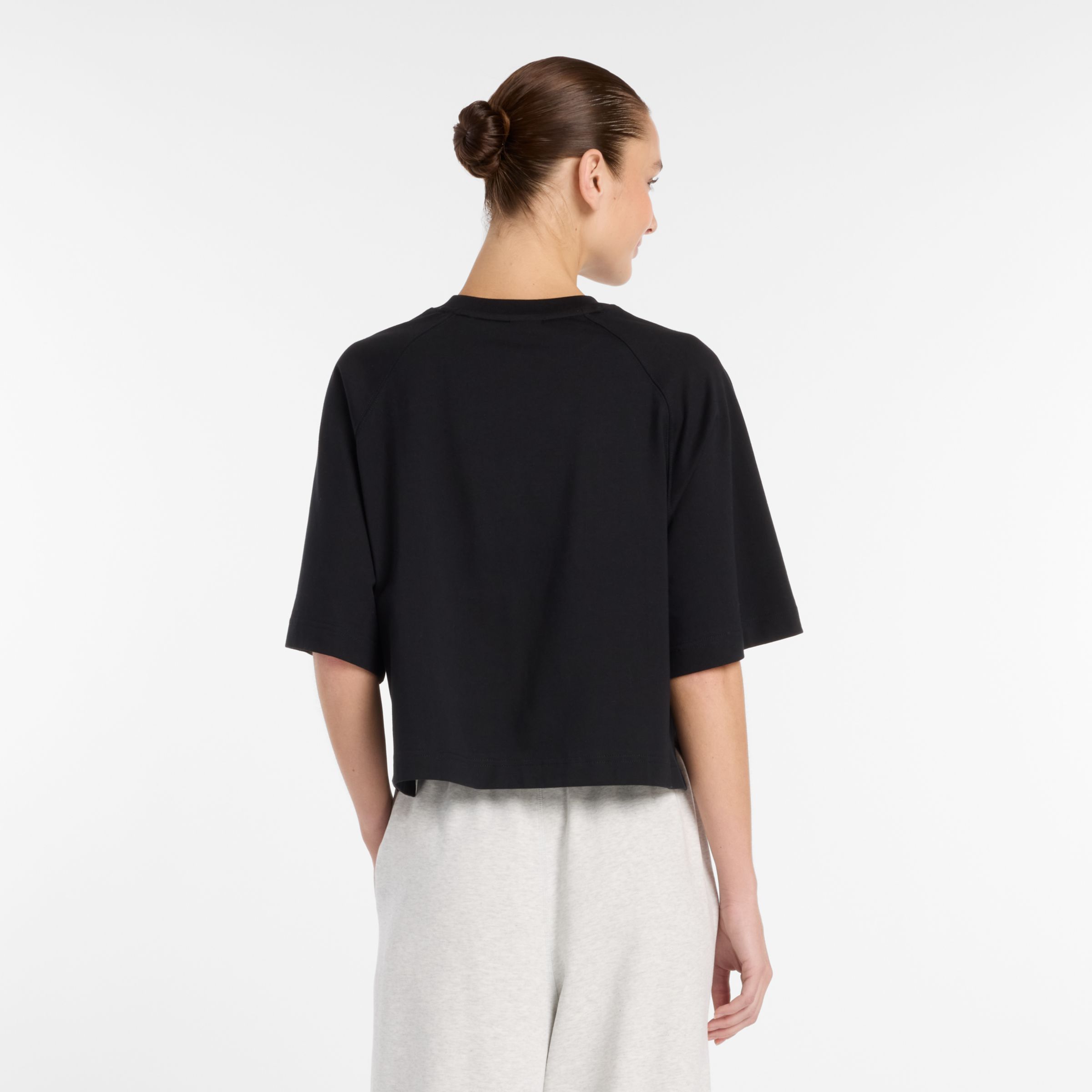 ウォーターカラーピンクボクシーTシャツ