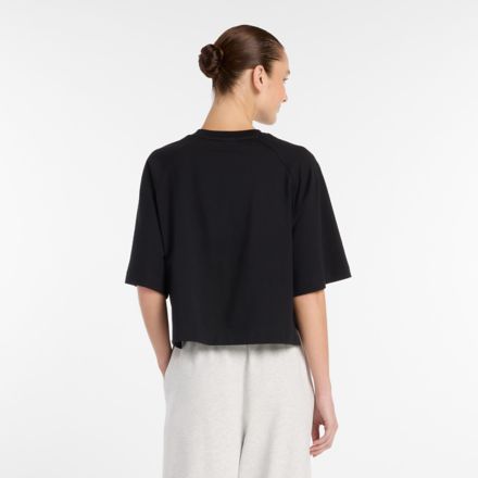 ウォーターカラーピンクボクシーTシャツ