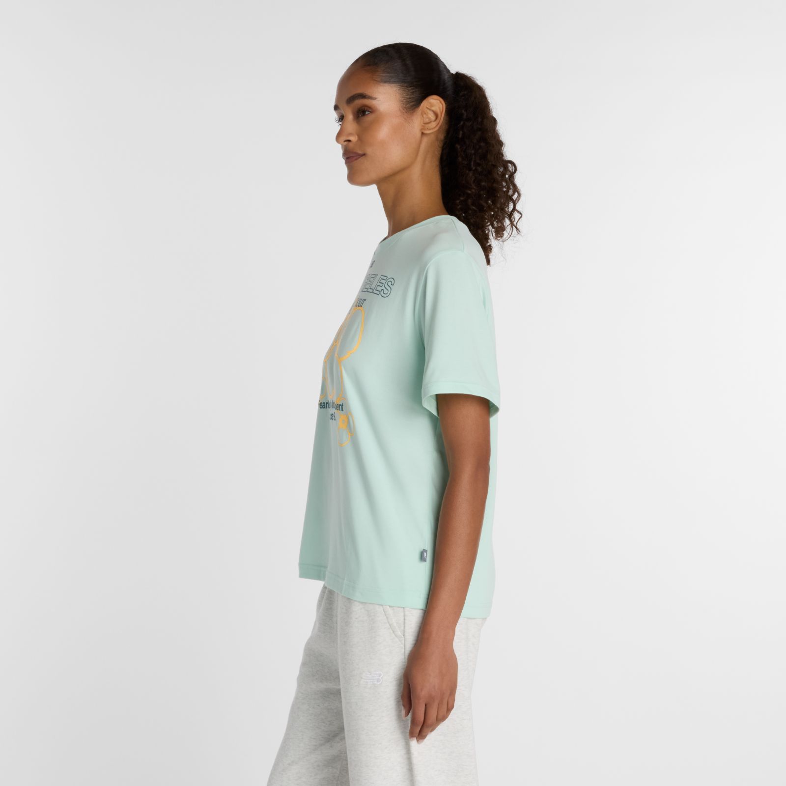 Женские футболки New Balance LA City Run Relaxed T-Shirt — фото 3