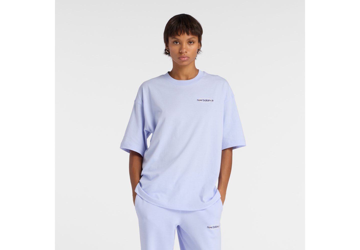 New Balance Sport Graphic Oversized T-Shirt in Daybreak — photo 1 of 1