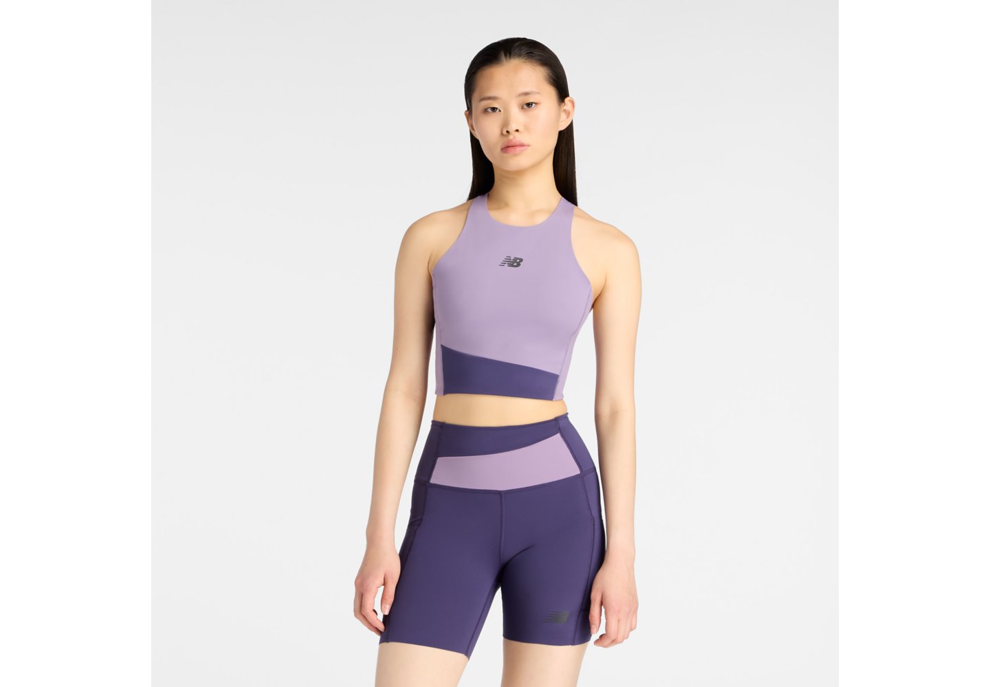 New Balance RC Elite Storage Crop Tank in Candied Violet — photo 1 of 1