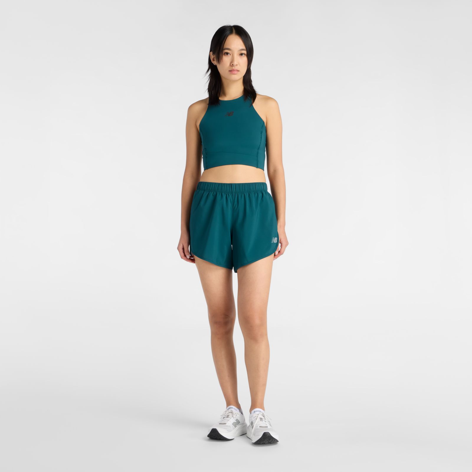 Женские футболки New Balance RC Elite Storage Crop Tank — фото 2