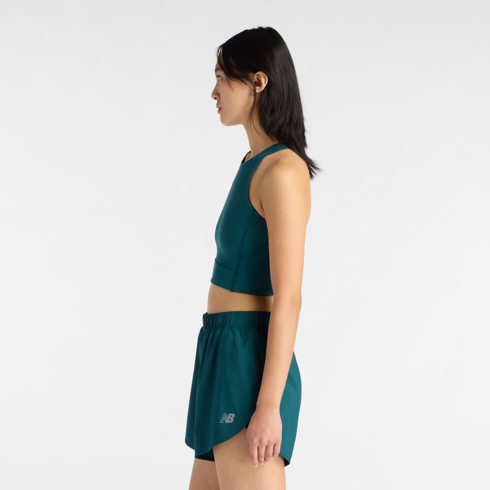 Женские футболки New Balance RC Elite Storage Crop Tank — фото 4