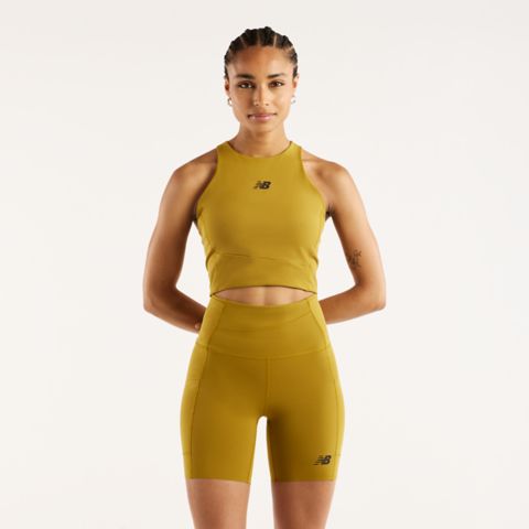 Женские футболки New Balance RC Elite Storage Crop Tank