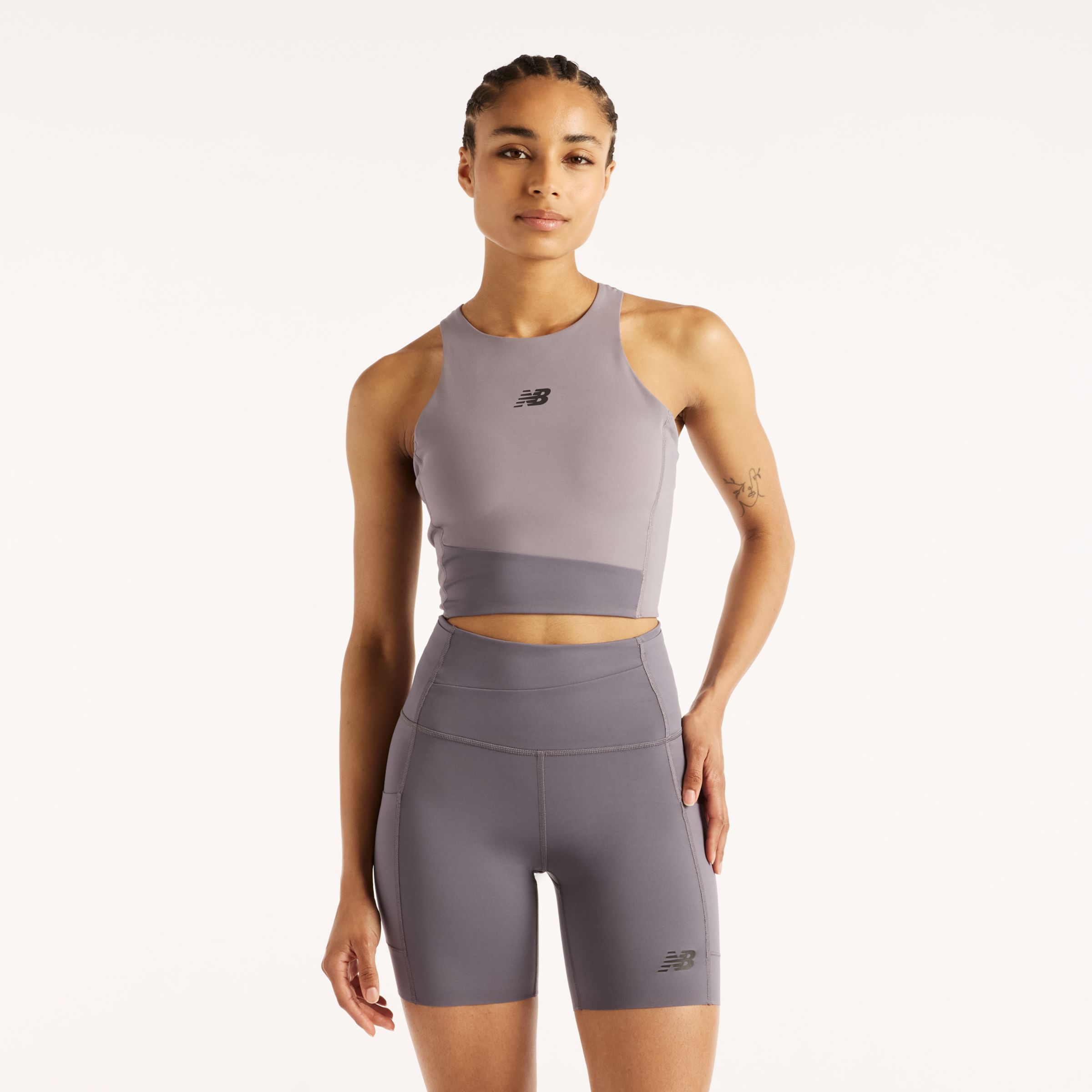 New Balance RC Elite Storage Crop Tank, WT61P7F8OFG