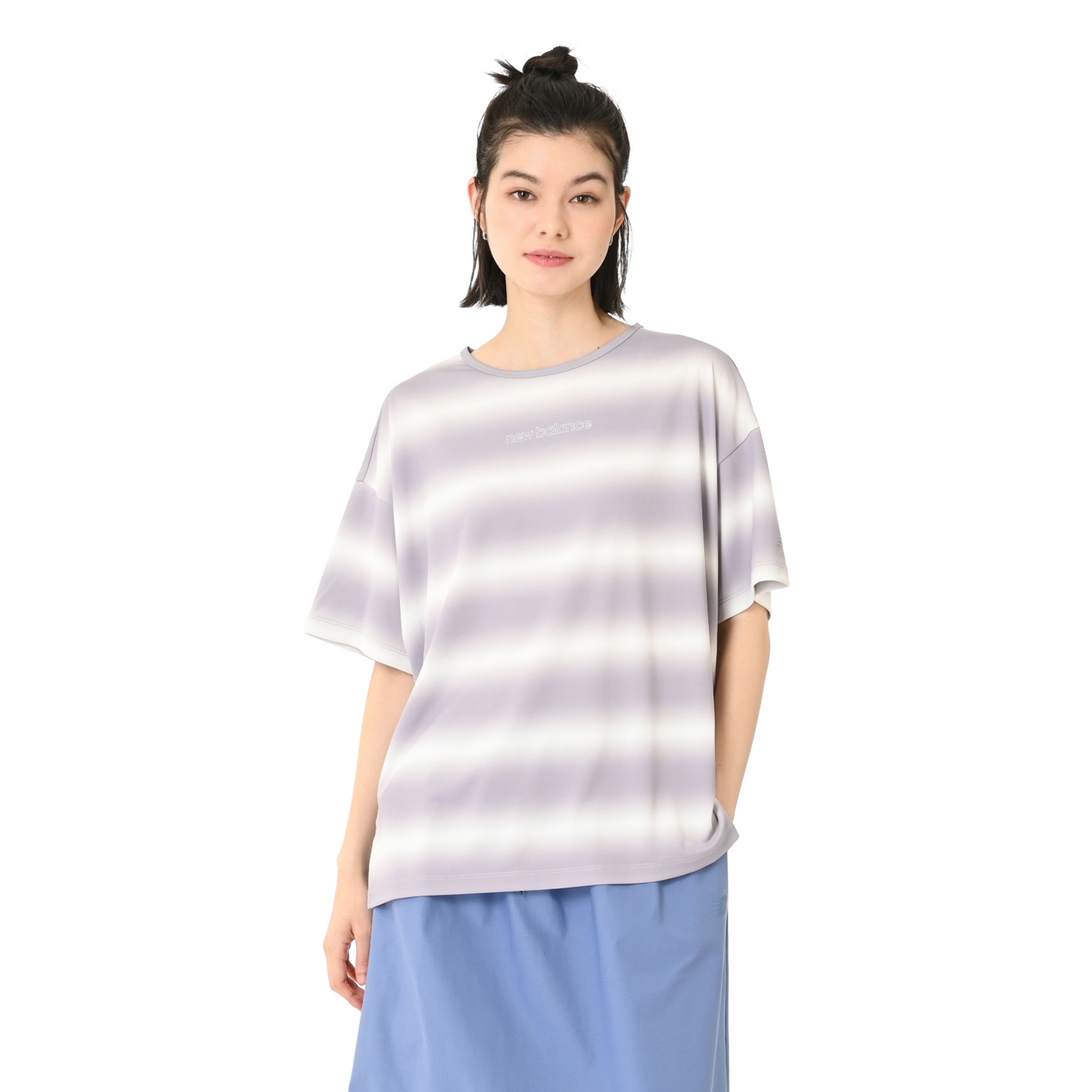 ファンクショナルストライプドショートスリーブ