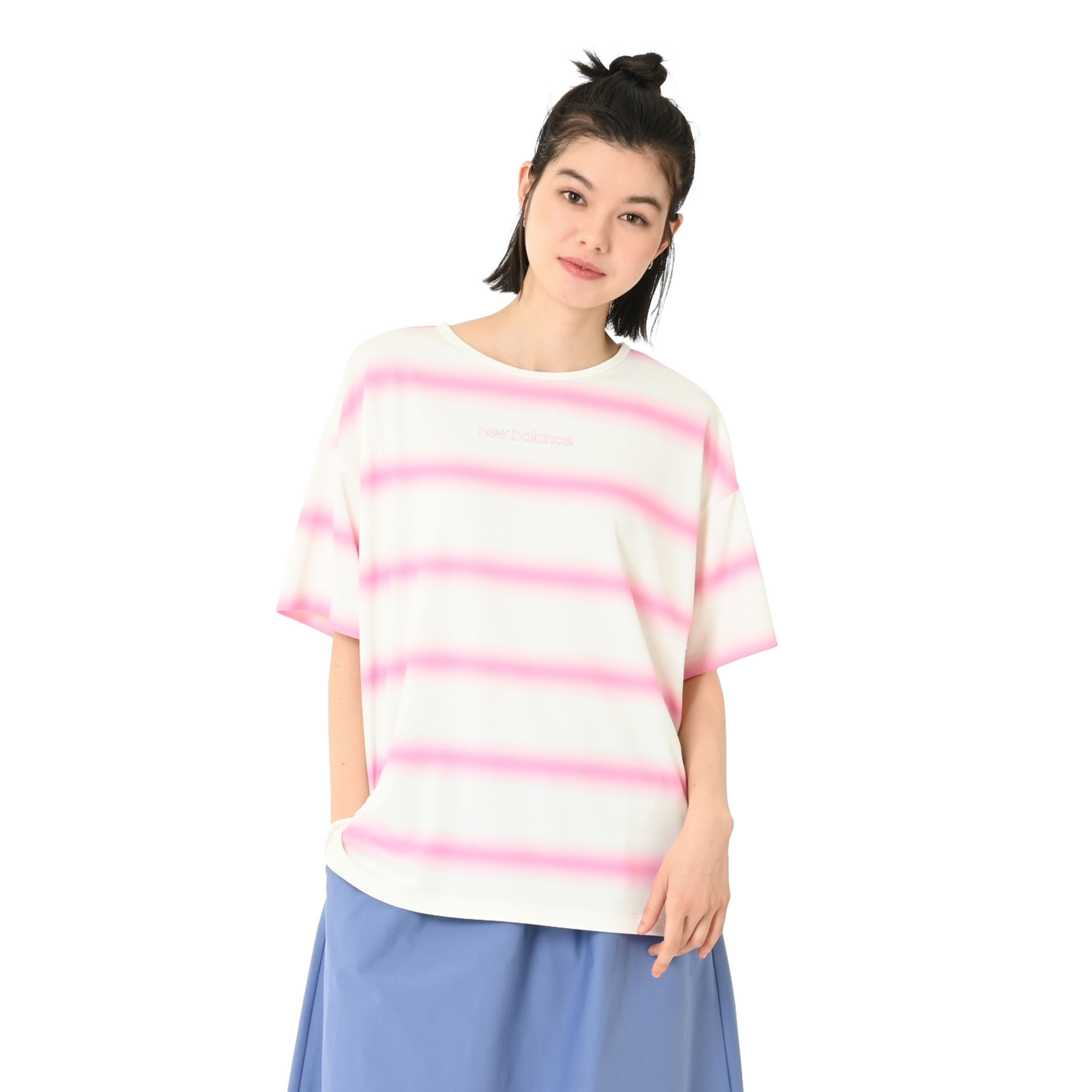 ファンクショナルストライプドショートスリーブ
