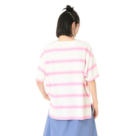 ファンクショナルストライプドショートスリーブ, SEA SALT with White, WT61Q27ZSST
