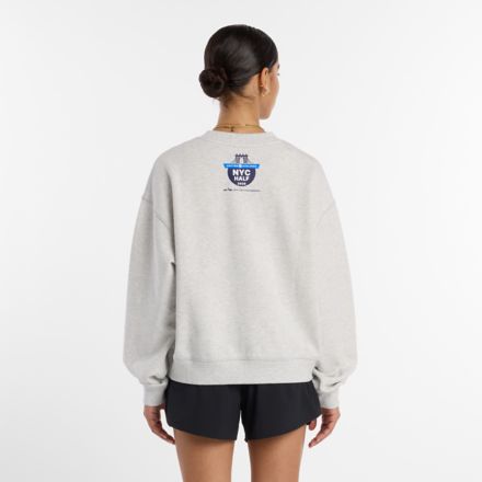 United Airlines NYC Half Printed Athletics French Terry Crew