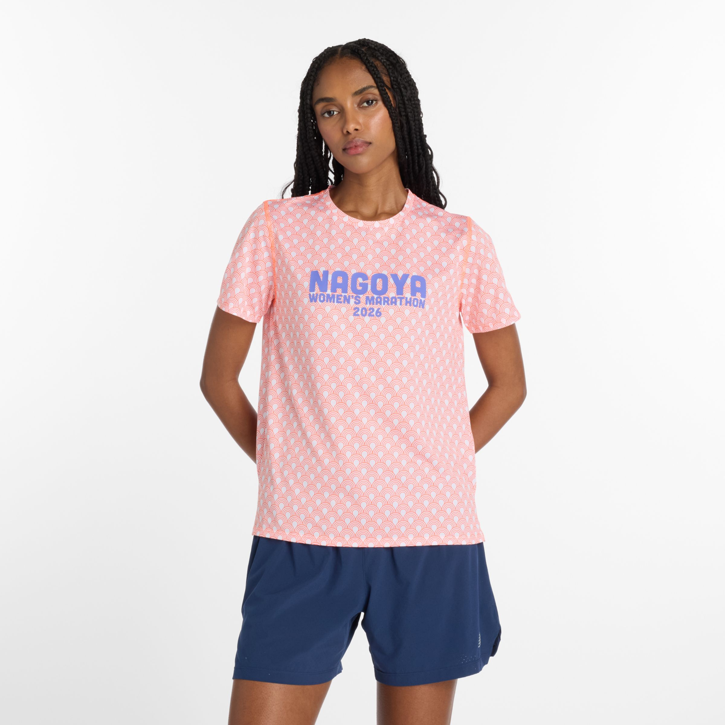 名古屋スポーツエッセンシャルズプリントウィメンズTシャツ1